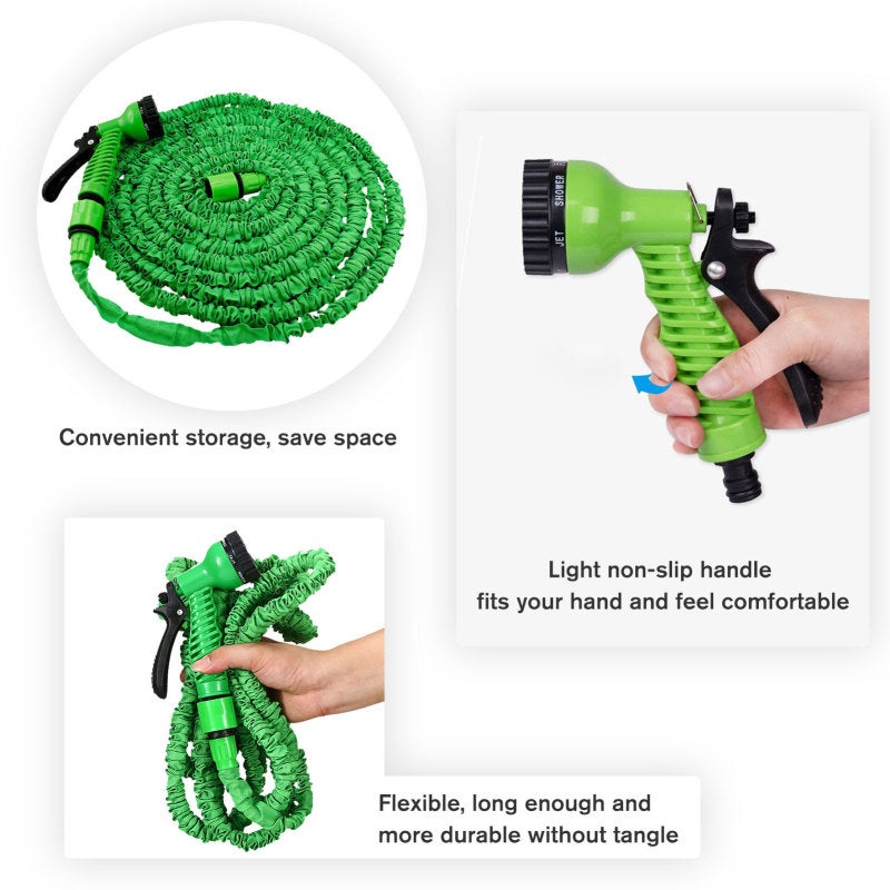 Garden Hoses for Outdoors 100 Feet Expandable Water Hose Flexible Lawn Hose with Connector for Car Washing Garden Watering - Image 5