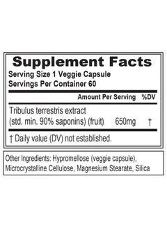 Evlution Invigorating Pure Tribulus Terrestris for Men - Performance Maximizing Testosterone Booster Tribulus Terrestris Supplement with 90% Saponins - Plant Based Stamina Strength and Energy Pills for Men  - Image 2