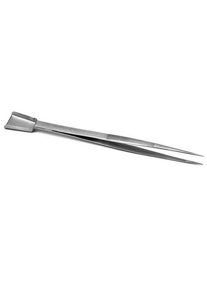 JTS Diamond Tweezer With Scoop For Stones Bead Work Gemologist Tweezers Shovel End By Jts - Image 2