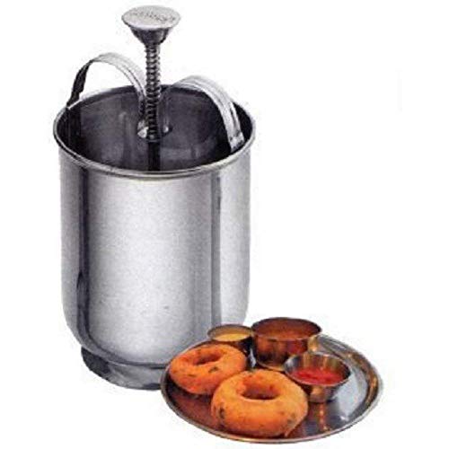 Shivu Fashion Stainless Steel Hygienic MeduVada Maker Silver Shivu79 - Image 1