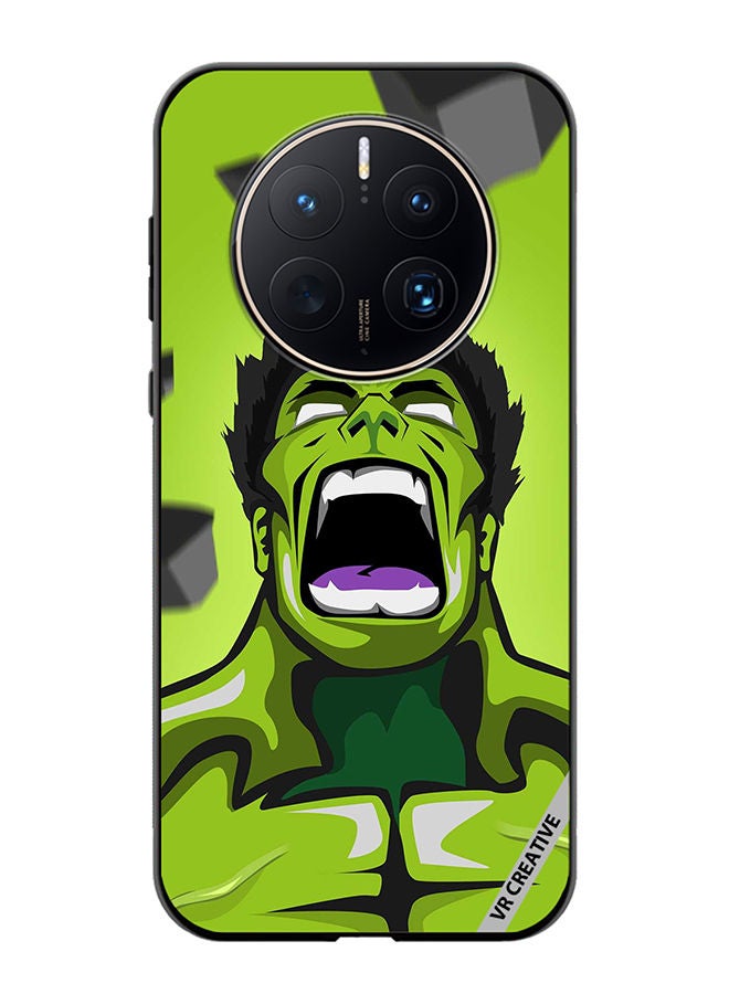 VR CREATIVE Protective Case Cover For Huawei Mate 50 Pro Green Hulk Design Multicolour - Image 1