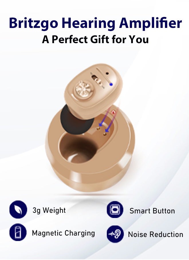 Britzgo - Small weight and easy to carry intelligent noise reduction hearing aid VHP 1607 ultra long endurance - Image 1