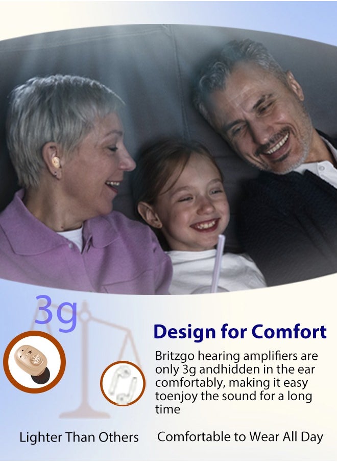 Britzgo - Small weight and easy to carry intelligent noise reduction hearing aid VHP 1607 ultra long endurance - Image 1
