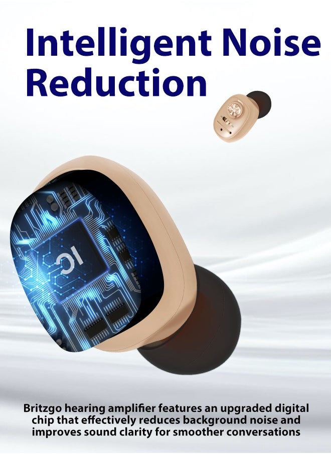 Britzgo - Small weight and easy to carry intelligent noise reduction hearing aid VHP 1607 ultra long endurance - Image 1