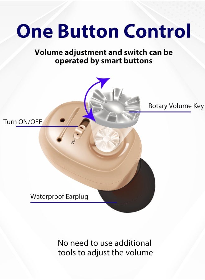 Britzgo - Small weight and easy to carry intelligent noise reduction hearing aid VHP 1607 ultra long endurance - Image 1