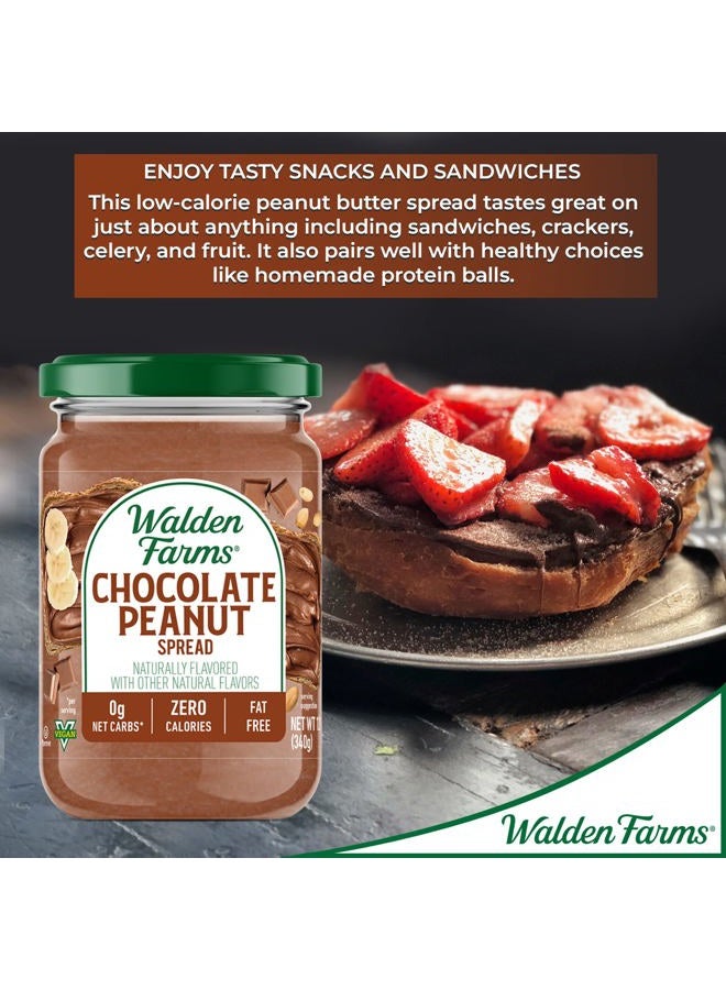 WALDEN FARMS Spreads (12 Fl Oz (Pack of 1), Chocolate Peanut) - Image 5