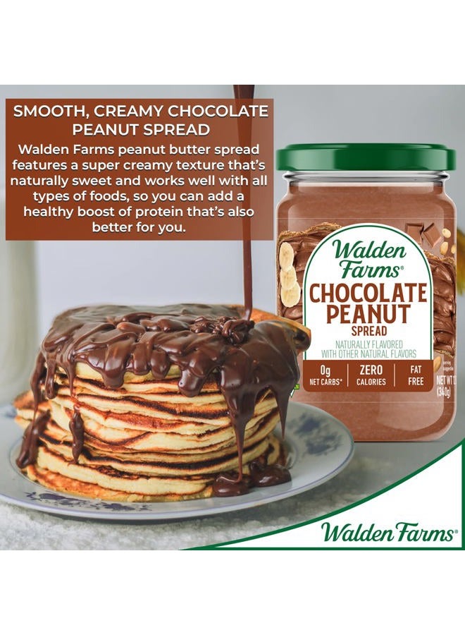 WALDEN FARMS Spreads (12 Fl Oz (Pack of 1), Chocolate Peanut) - Image 2