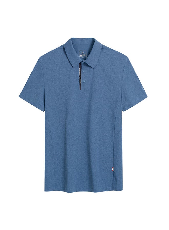 NorthLand New Men'S Moisture-Wicking Quick-Dry Polo Shirt Outdoor Sun Protection Elastic Antibacterial Turn-Down Collar Short Sleeve T-Shirt Men - Image 2