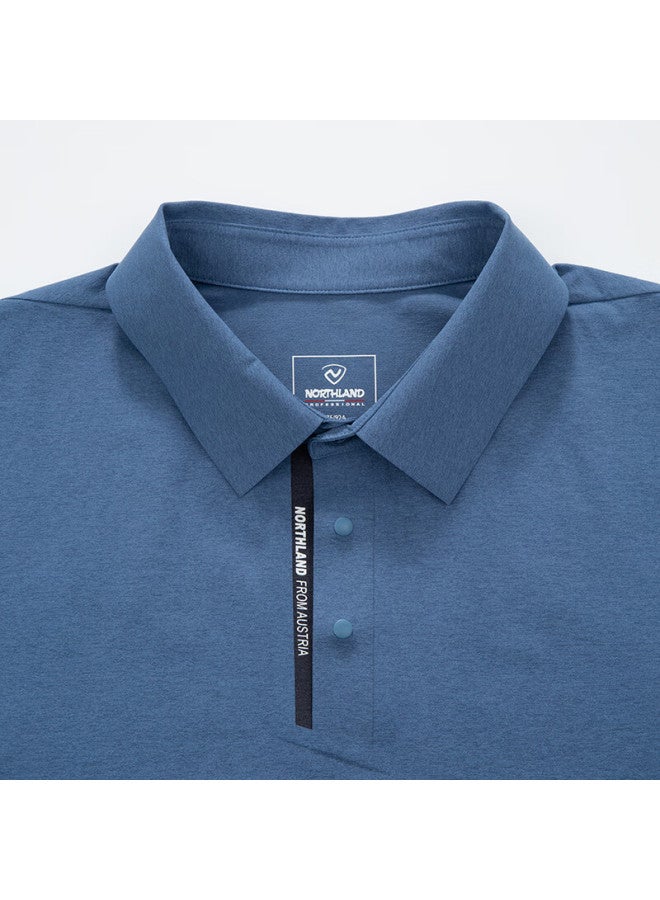 NorthLand New Men'S Moisture-Wicking Quick-Dry Polo Shirt Outdoor Sun Protection Elastic Antibacterial Turn-Down Collar Short Sleeve T-Shirt Men - Image 4