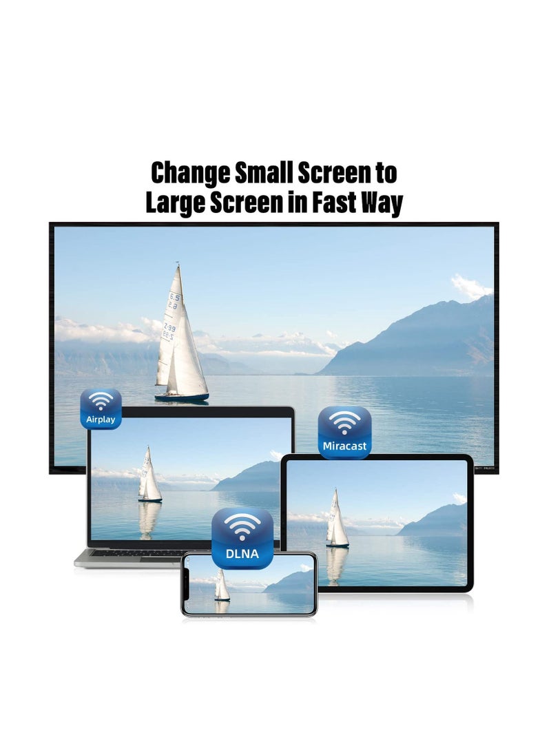 Ntech Any Cast WiFi Dongle for Smart phones chromecast 256Mbps,802.11b/g/n 150Mbps 2.4GHz Android iOS MacBook/Windows