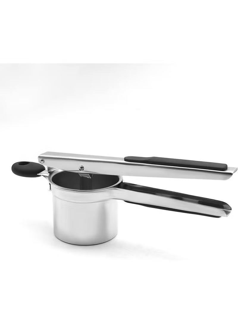 ELTRAZONE Professional Stainless Steel Potato Ricer & Masher, 3 Replaceable Interchangeable Discs, Heavy-Duty Manual Potato Press, Durable Kitchen Vegetable Masher, Ergonomic Handle, Food Mill for Smooth Mashed Potatoes, Gnocchi, Baby Food & Home Cooking, Easy to Clean Design - Image 5