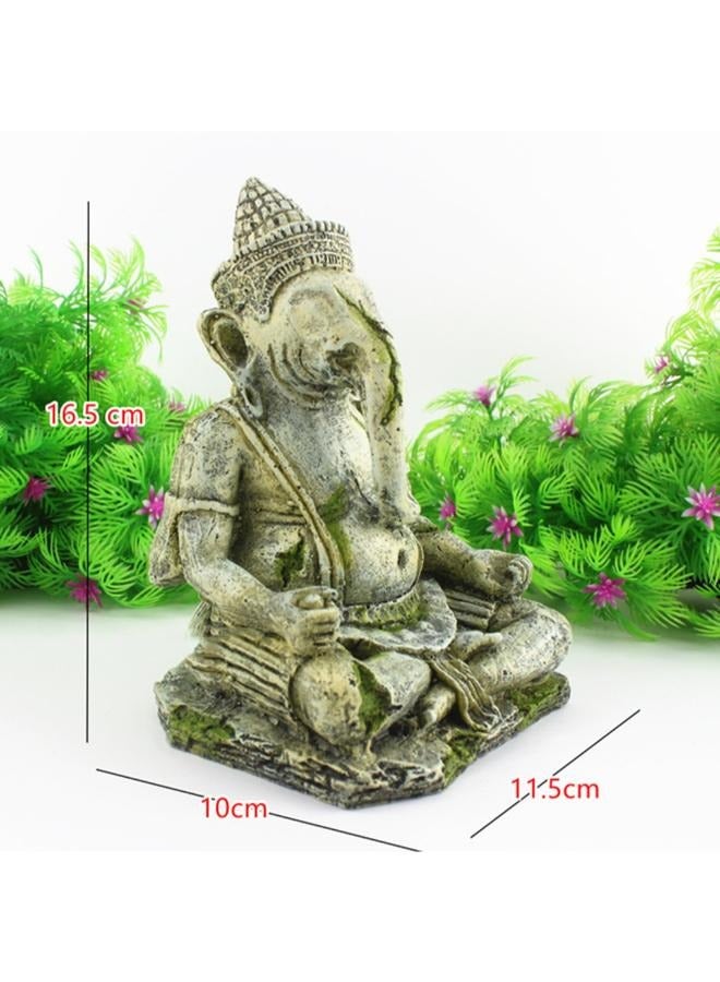 ديكورات أحواض السمك - منحوتة فيل للأسماك - Image 4