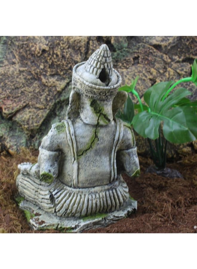 ديكورات أحواض السمك - منحوتة فيل للأسماك - Image 5