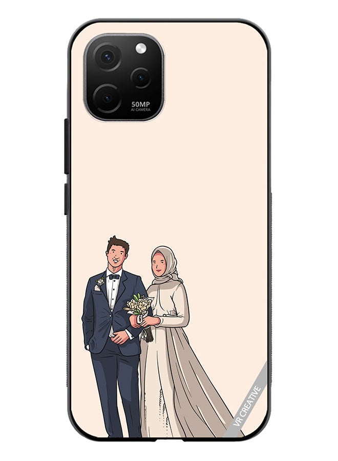 VR CREATIVE Protective Case Cover For Huawei Nova Y61 Wedding Design Multicolour - Image 1