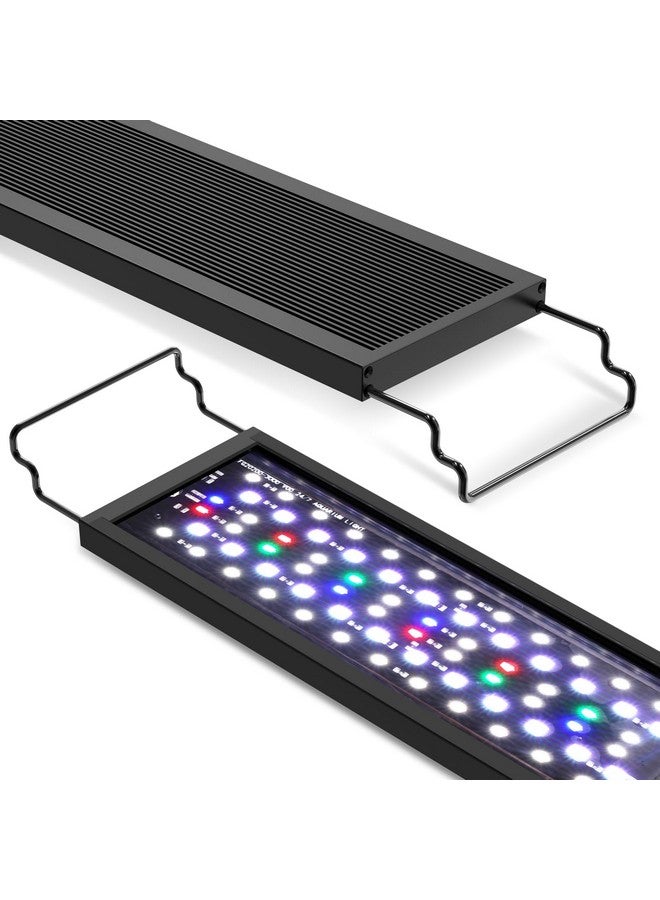 hygger Sun Moon LED Aquarium Light, Full Spectrum Fish Tank Light Day-Night Dual Timer, Adjustable 6 Timer 10 Brightness 8 Colors for Planted Freshwater Tank (20W for 18~24in Long Tank) - Image 1