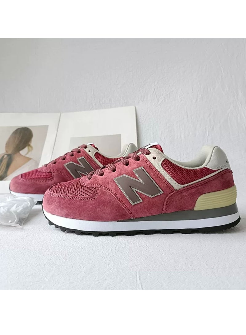 New Balance 574 Low Top Sneakers Red - Image 3