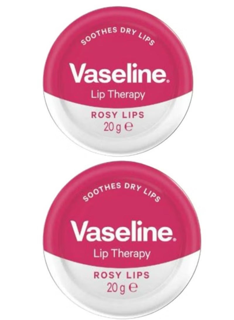Vaseline Lip Therapy Lip Balm, Rosy Lips 0.6 oz (Pack of 2) - Image 1
