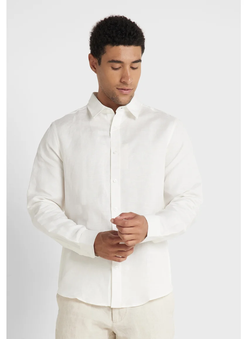 روبرت وود Linen Shirt