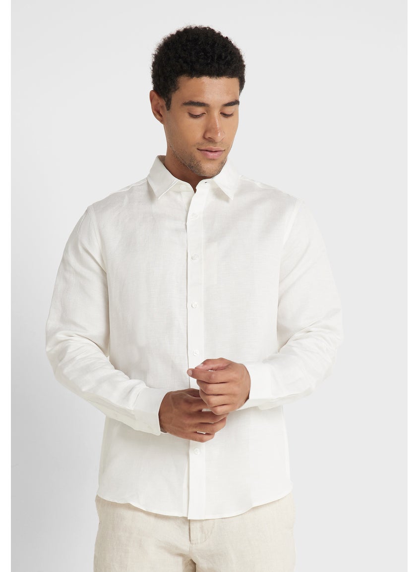Robert Wood Linen Shirt  - Image 1