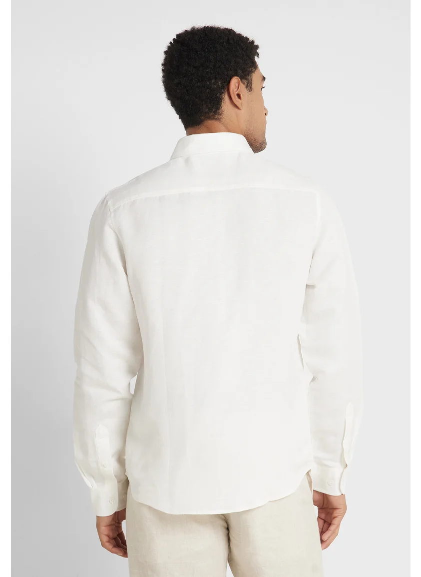 روبرت وود Linen Shirt