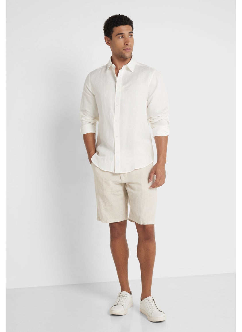 Robert Wood Linen Shirt  - Image 4