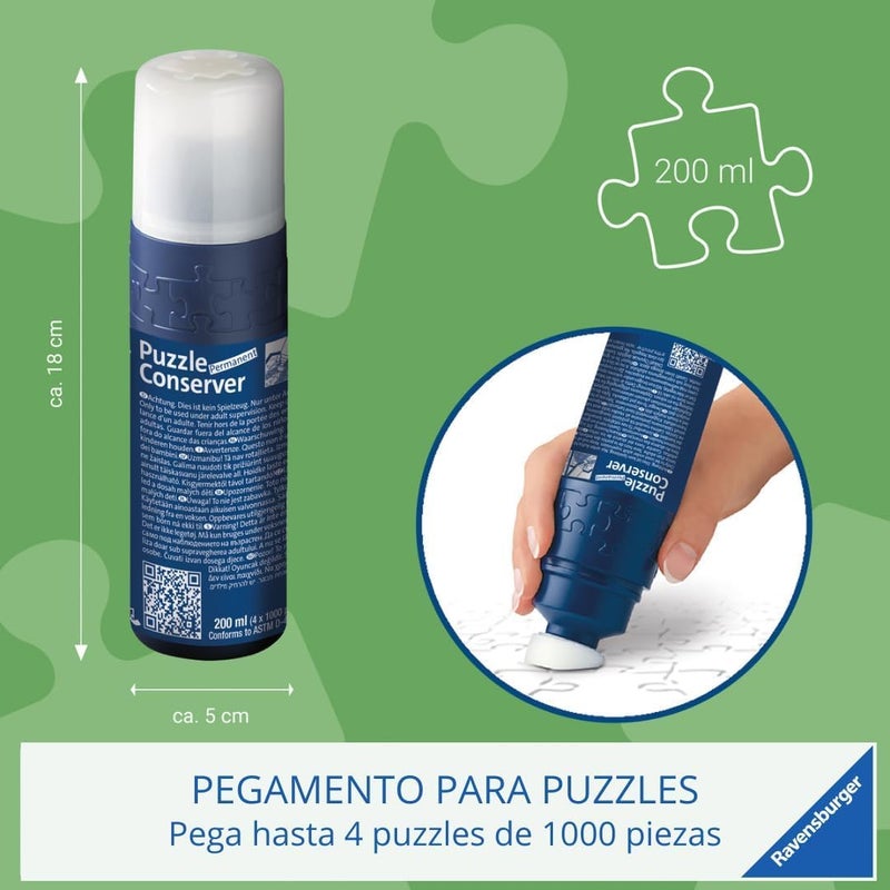 Ravensburger Puzzle Conserver 17954 - Premium Puzzle Glue | Enhanced Glossy Finish | Perfect for 500-1000 Piece Puzzles | Ideal Puzzle Accessory - Image 5
