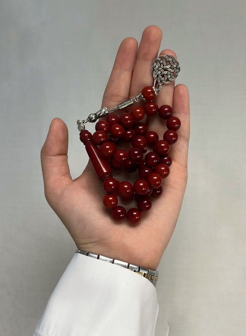 Brides The lightweight Bakelite rosary is designed for daily use. It features a comfortable and elegant design, which gives the rosary beauty and luxury. Type