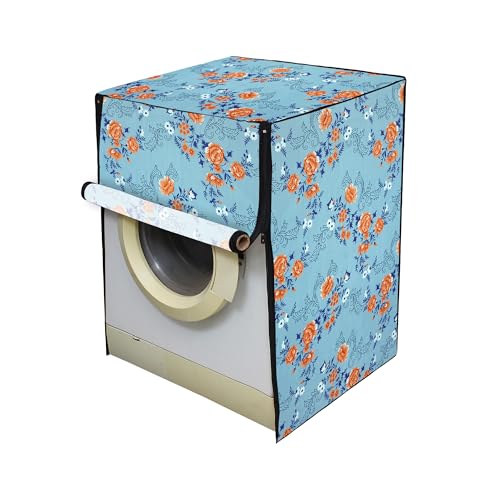 Lithara Front Load Fully Automatic Washing Machine Cover for LG, Samsung, IFB, Whirlpool, Suitable for 6 KG & 6.5 KG - Waterproof, Dustproof Cover (Print-2) - Image 1