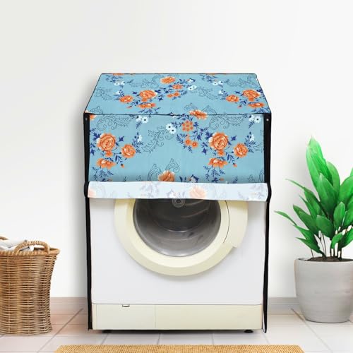 Lithara Front Load Fully Automatic Washing Machine Cover for LG, Samsung, IFB, Whirlpool, Suitable for 6 KG & 6.5 KG - Waterproof, Dustproof Cover (Print-2) - Image 2