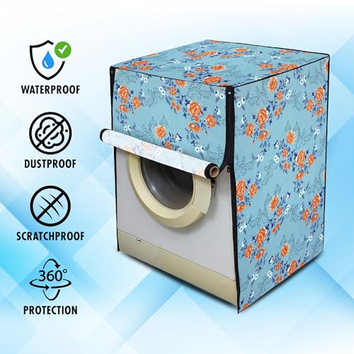 Lithara Front Load Fully Automatic Washing Machine Cover for LG, Samsung, IFB, Whirlpool, Suitable for 6 KG & 6.5 KG - Waterproof, Dustproof Cover (Print-2) - Image 4