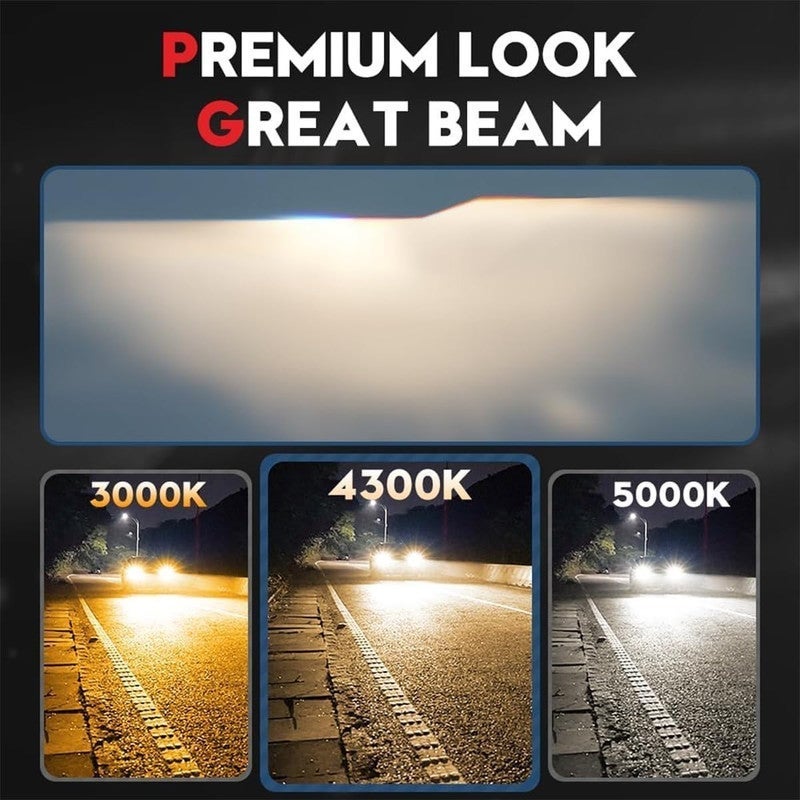 ليجارو مصباح هالوجين أمامي LIGARO Premium 9007، 12 فولت، 65/55 واط، شعاع مزدوج، بديل لمصباح OEM HB5، ​​يصل سطوعه إلى 1200 لومن، عمره الافتراضي 1000 ساعة، زجاج كوارتز مقاوم للأشعة فوق البنفسجية، صنع في كوريا، قطعة غيار سيارات - Image 5