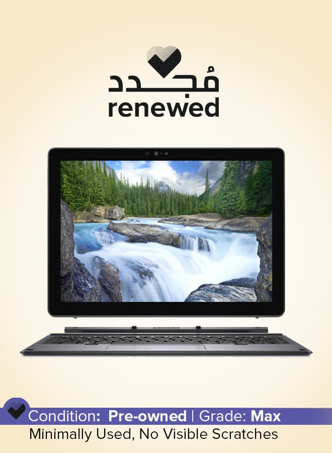 DELL Renewed - Latitude 7200 (2-in-1) Laptop With 12.3-Inch Touch Display,Core i7/8th Gen/16GB RAM/512GB SSD/Intel HD Graphics English Silver - Image 1