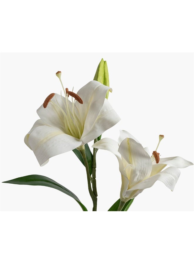 2XL Home Artificial White Lily Flower for Home Decor - Image 3