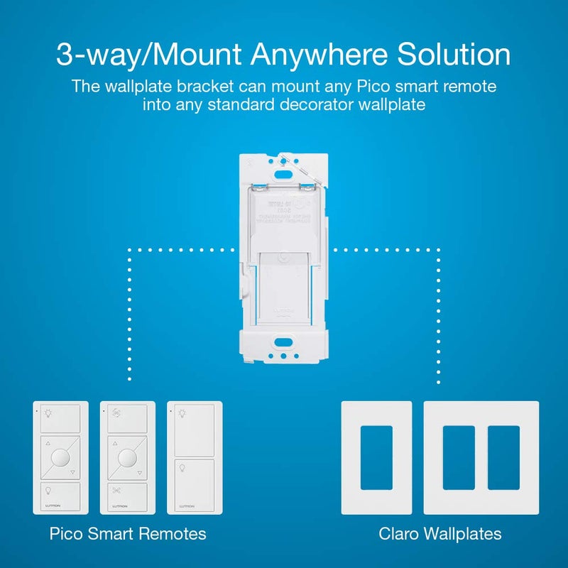 Lutron PICO-WBX-ADAPT Remote Control Wallplate Bracket for Pico Dimmer Switches - Image 3