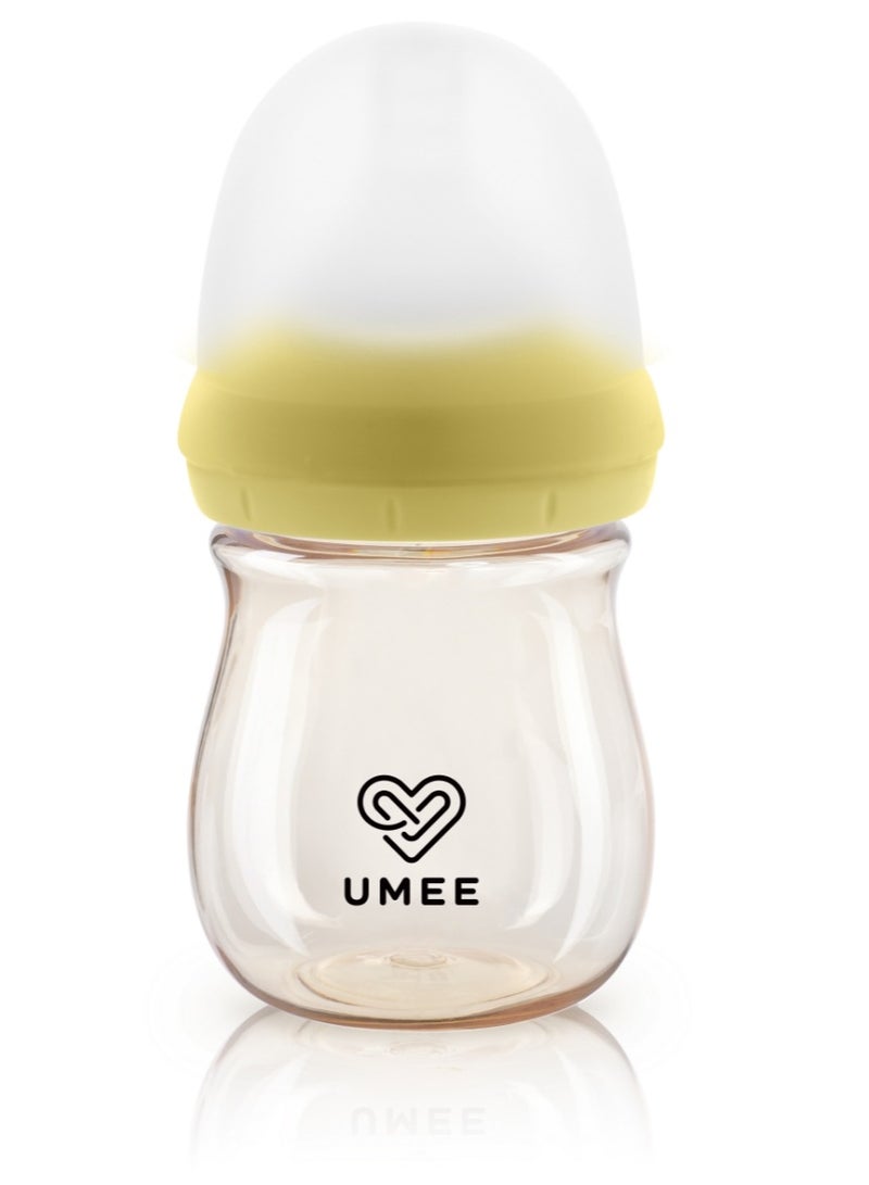 UMEE Baby Bottle - 160ml Options | Soft and Safe for Infants | BPA-Free｜Yellow - Image 2
