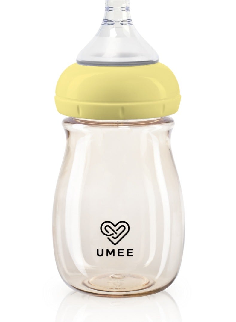 UMEE Baby Bottle - 160ml Options | Soft and Safe for Infants | BPA-Free｜Yellow - Image 4