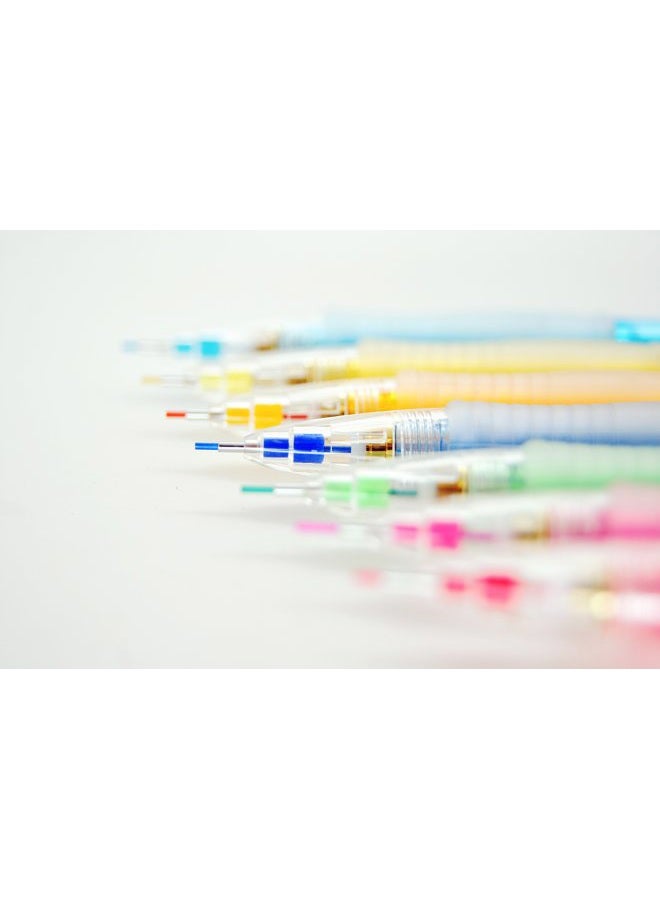 Stationery JP قلم رصاص ميكانيكي بايلوت كولور إينو، 0.7 مم، 8 ألوان، قابل لإعادة التعبئة، كتابة سلسة، خفيف الوزن - Image 2