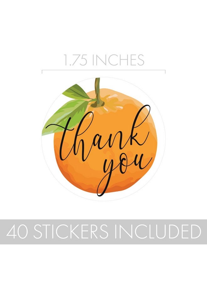 DISTINCTIVS Little Cutie Baby Shower Thank You Stickers 40 Labels - Image 4