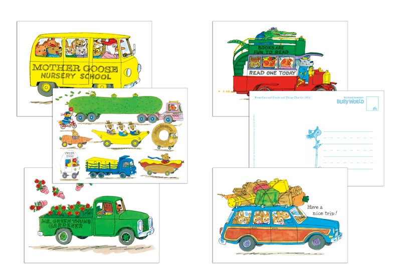 Richard Scarry's Busy, Busy Box of Postcards - Image 2
