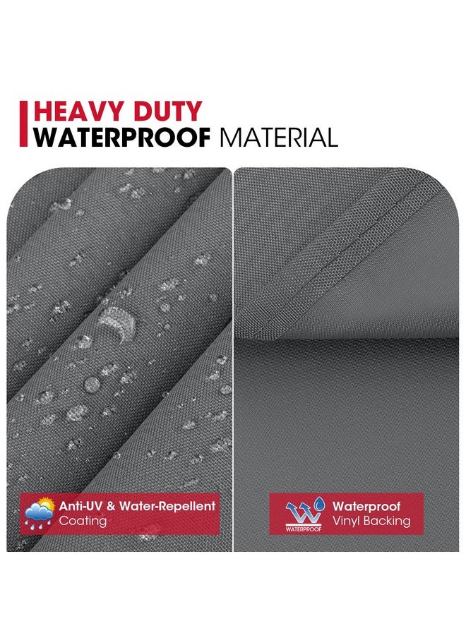 Unicook - Unicook Grill Cover for Outdoor Grill, 60 Inch BBQ Cover, Heavy Duty Waterproof, Fade Resistant, Weather Resistant, Anti-Rip, Gas Grill Cover Compatible with Weber, Char-Broil, Nexgrill, etc. Grey - Image 1