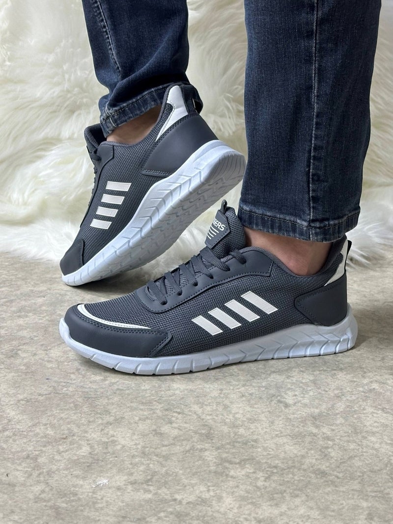 Nstil Daily Men's Sneaker Mesh Laced Comfortable Flexible Stitching Detailed Walking Sports Shoes 1453  - Image 1