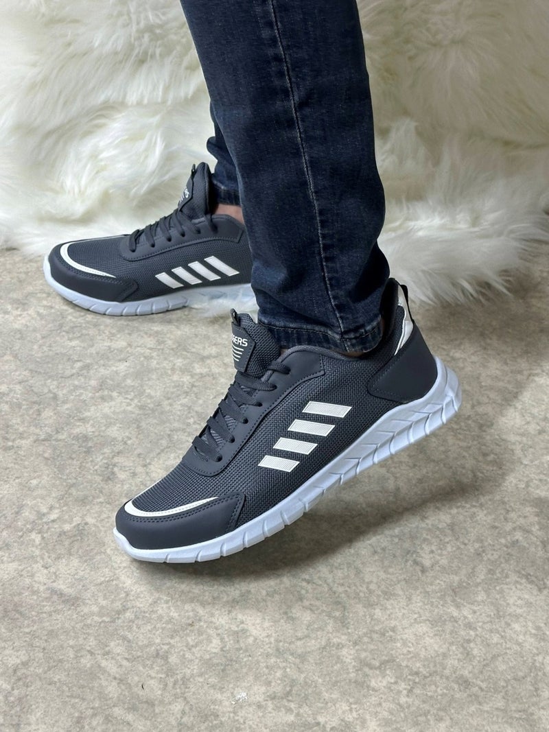 Nstil Daily Men's Sneaker Mesh Laced Comfortable Flexible Stitching Detailed Walking Sports Shoes 1453  - Image 5