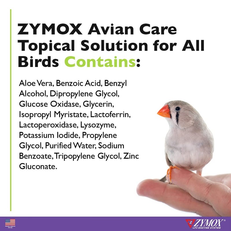 Zymox Avian Care Topical Spray for All Birds, 2 oz. â€“ Soothes Irritated Skin & Supports Healthy Plumage for All Birds, Fowl & Poultry - Image 3