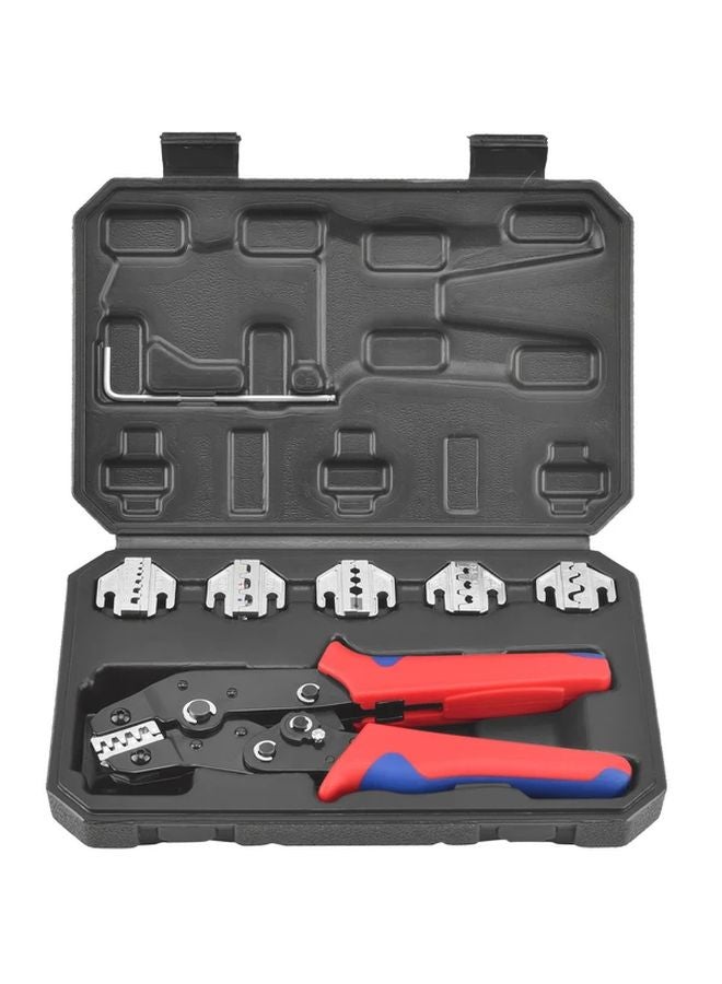 Clamp Plus 6 In 1 Manual Crimping Tool Kit With Interchangeable Dies Open Barrel - Image 2