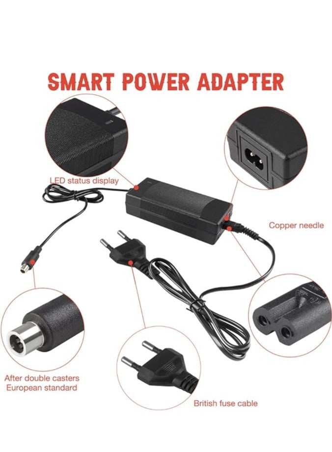 Charger for Xiaomi M365, 42V 2A AC Scooter Chargers for Xiaomi M365/Pro/Mi 3/1s, Universal Electric Scooter Charger, Battery Adapter Charger for Xiaomi M365  - Image 4