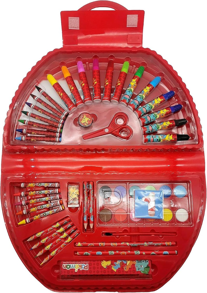 CYPBRANDS Pokemon 52 Pieces Art Set in Briefcase Style - Image 3