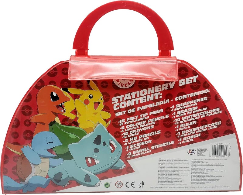 CYPBRANDS Pokemon 52 Pieces Art Set in Briefcase Style - Image 2