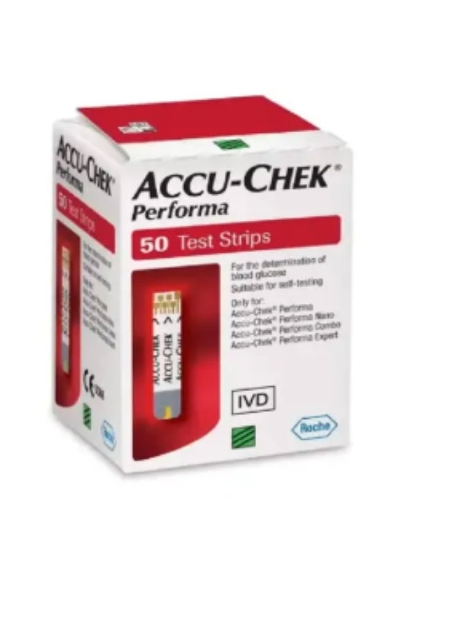 Performa Test Strips Set of 50 Pieces, 2 Boxes