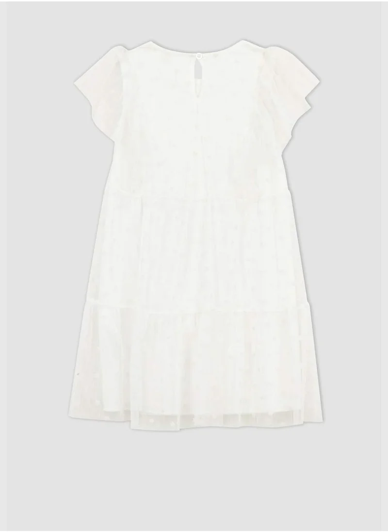 DeFacto Girl Short Sleeve Knitted Dress