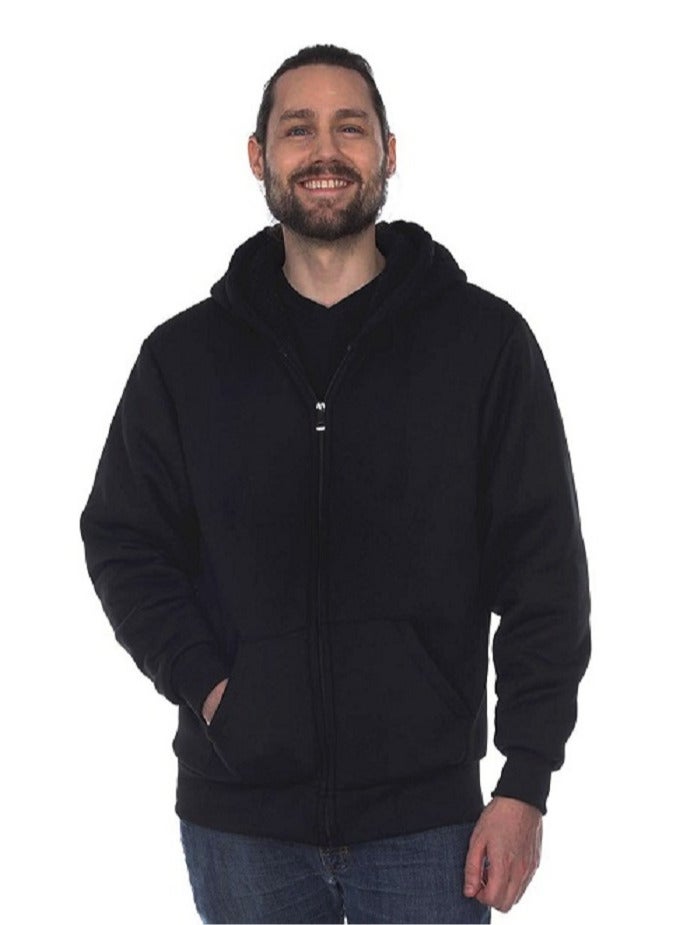 عام سويت شيرت بغطاء للرأس بسحاب كاجوال - Image 4